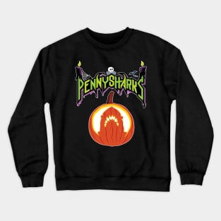 It's the Great Penny, Penny Shark! with Ghost White outline (for darker shirts) Crewneck Sweatshirt